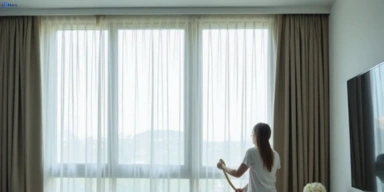 Delicate sheer drape cleaning toorbul Matty Curtain Cleaning